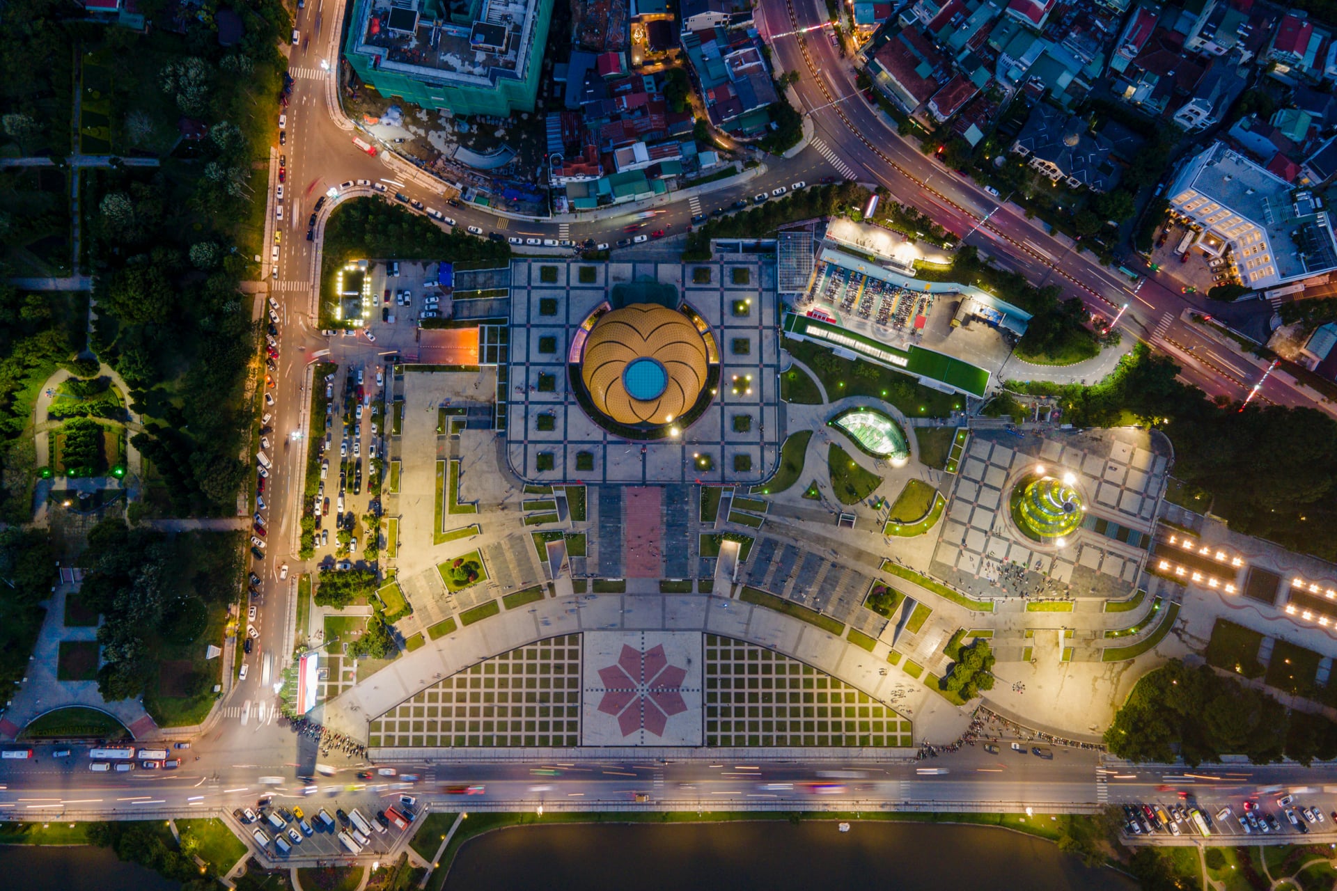 Cao nguyên Đà Lạt nhìn từ trên cao