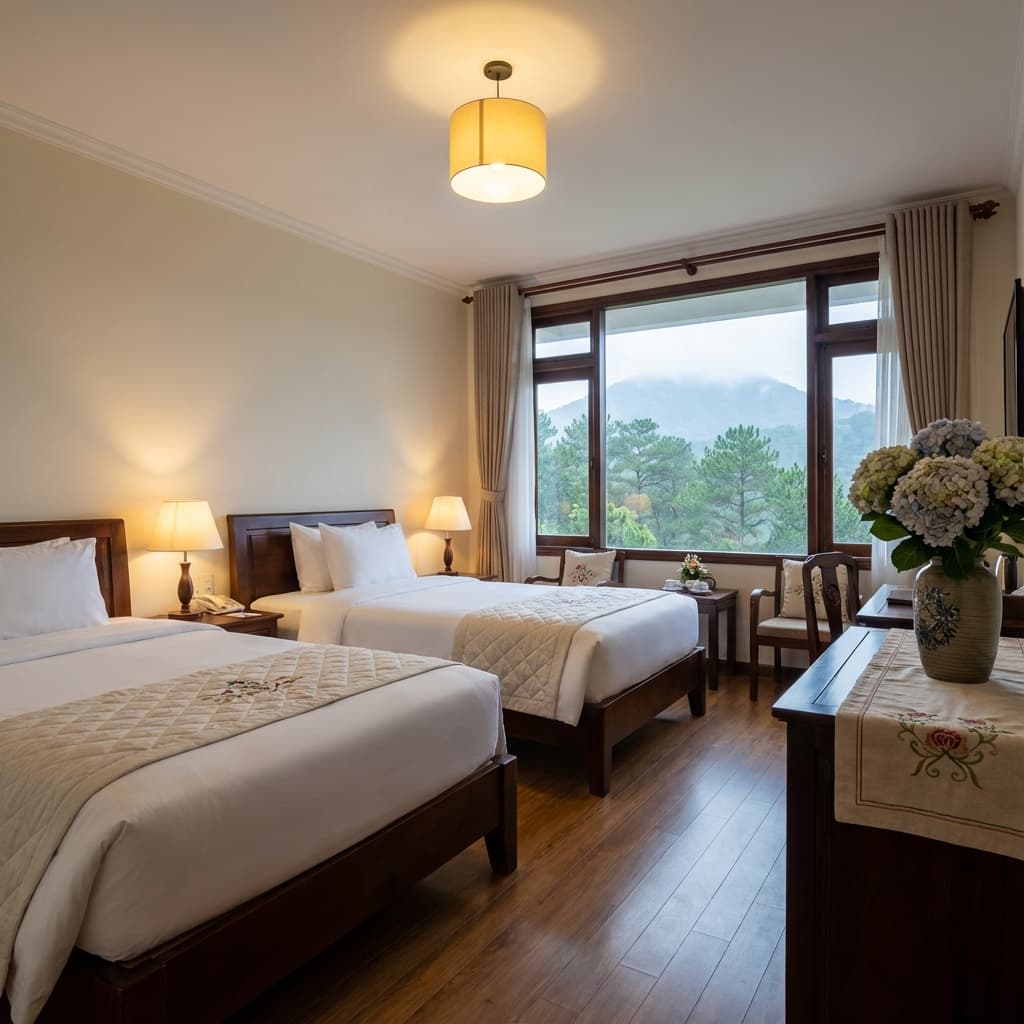 Phòng Deluxe - Resort Hồ Biếc Đà Lạt – 1